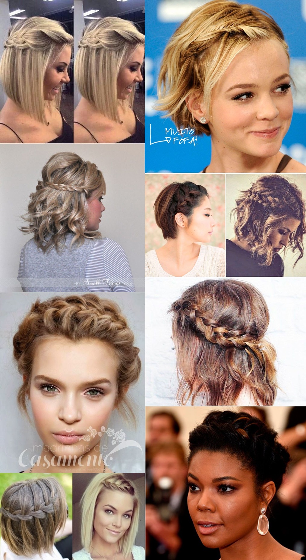 penteados para cabelo médio volumoso