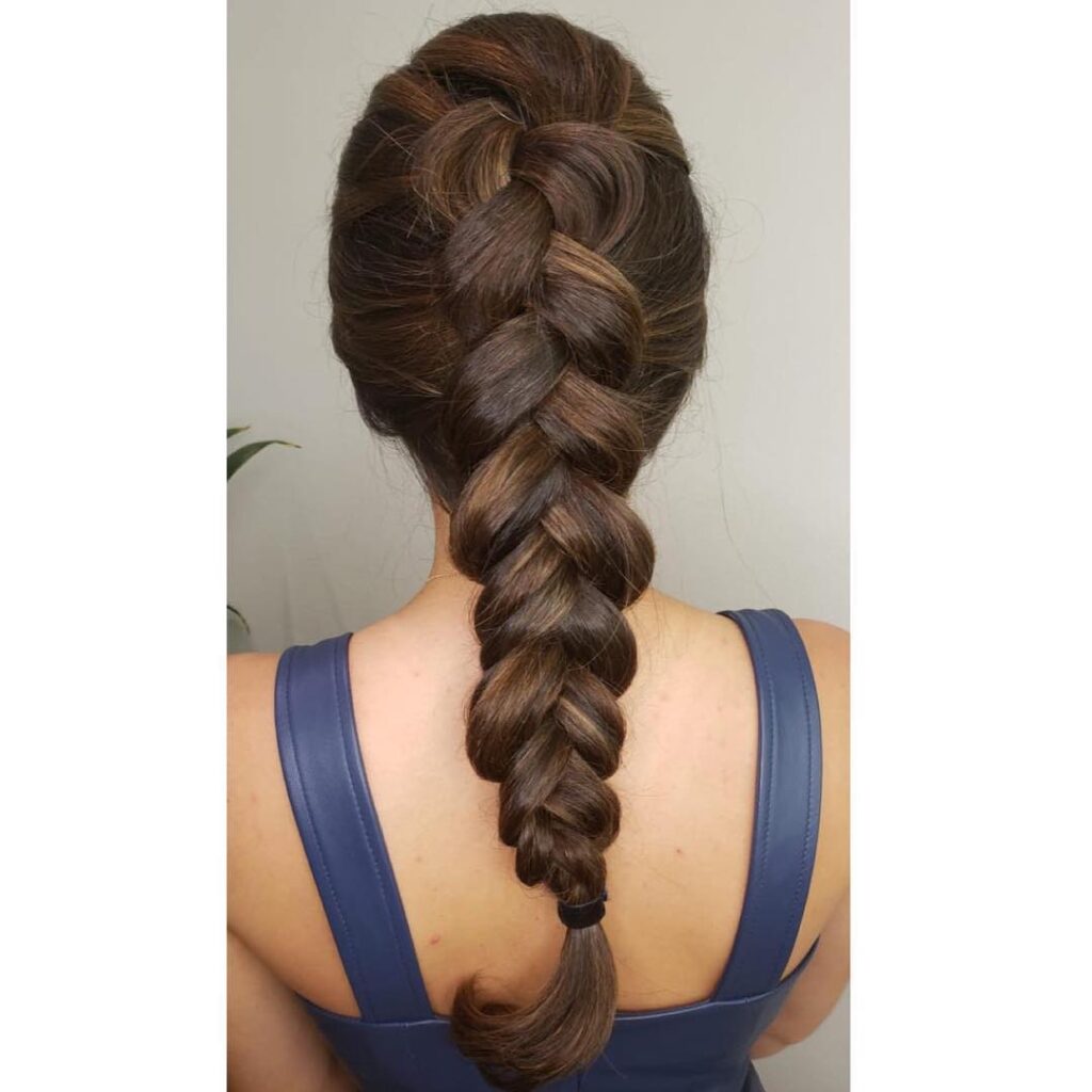 penteados com tranças para casamento