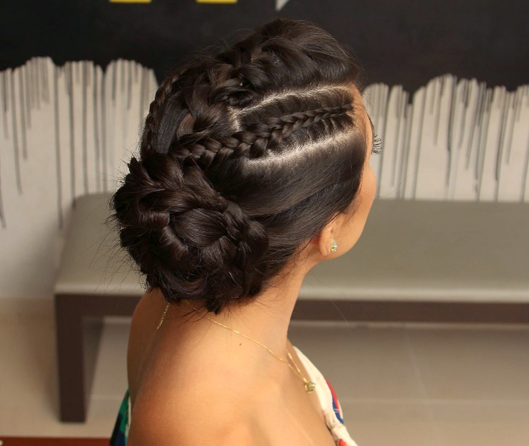 penteados com tranças para casamento