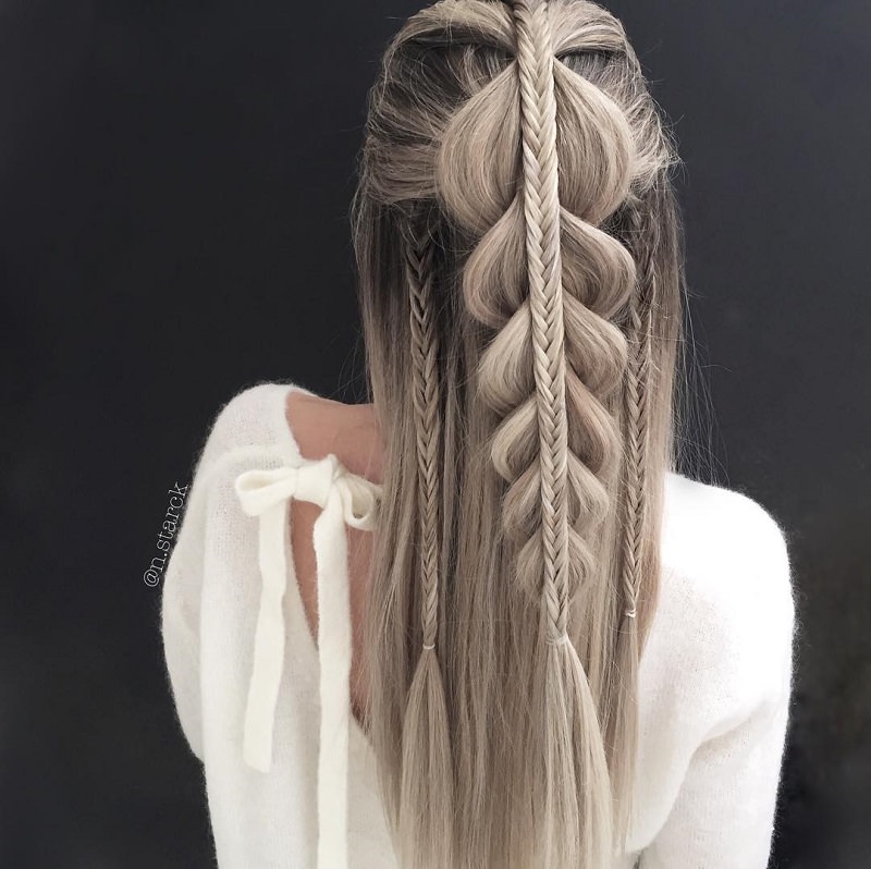 penteados com tranças para casamento