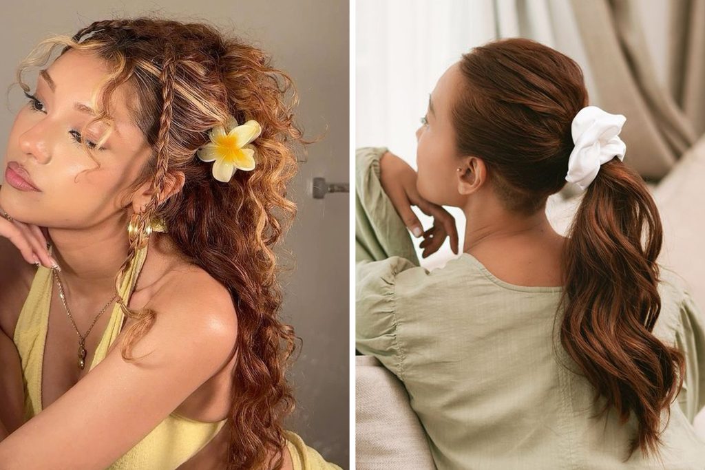 penteado coque abacaxi vs. afro puff: qual o melhor para seu cabelo cacheado?