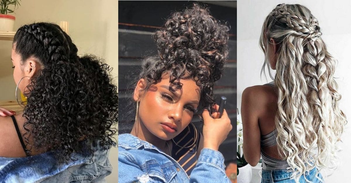 como fazer baby braids em cabelo cacheado longo