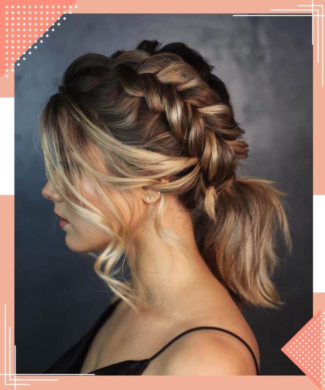 penteados para cabelos médios para casamento