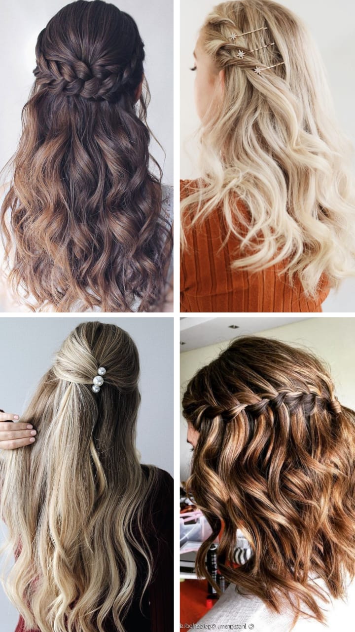 penteados para cabelo ondulado dia a dia