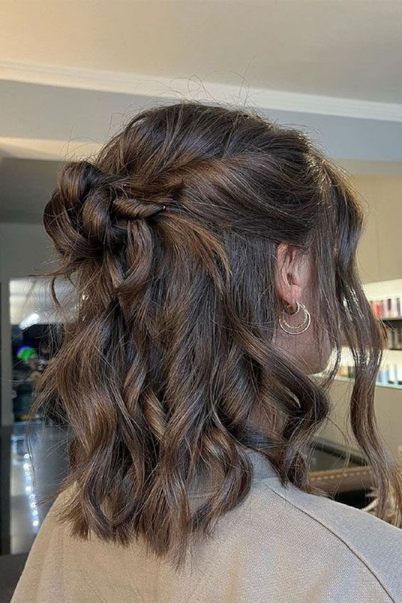penteados com rabo de cavalo cabelo ondulado