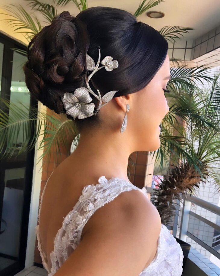 penteados para casamento civil