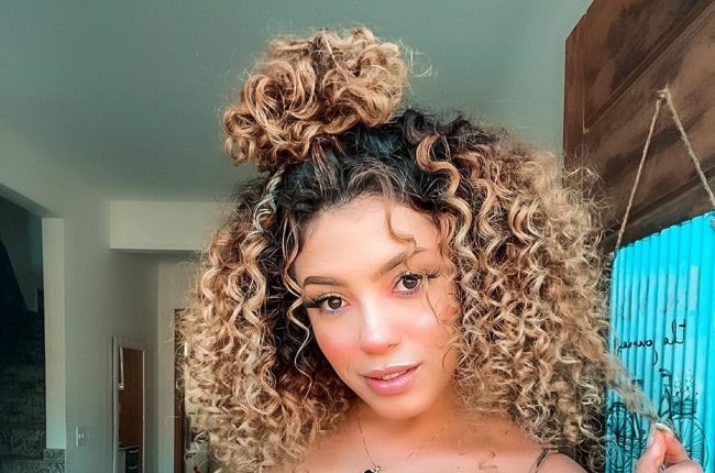 penteados simples cabelo solto para cabelos finos