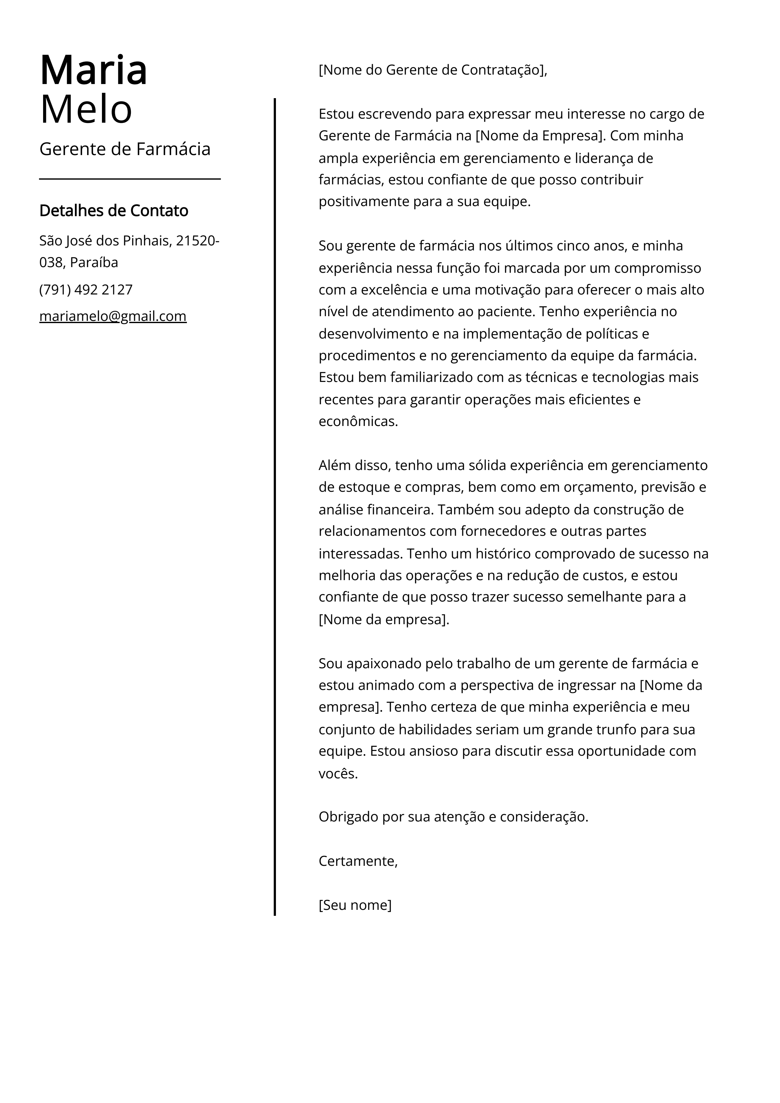 5 ideias de títulos:
1. Pharmavie Brasil: Conheça a Rede de Farmácias de Manipulação e Seus Produtos.
2. PharmaVie França: O Que é e Como Funciona a Rede Europeia de Farmácias.
3. Os Melhores Dermocosméticos da Pharmavie: Guia Completo.
4. Fórmulas Magistrais Personalizadas: O Diferencial da Pharmavie.
5. Benefícios Exclusivos para Clientes Unimed Fortaleza na Pharmavie.