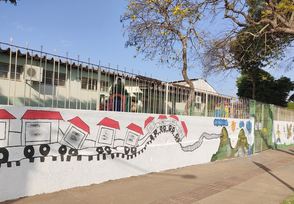 economia na pintura de muro