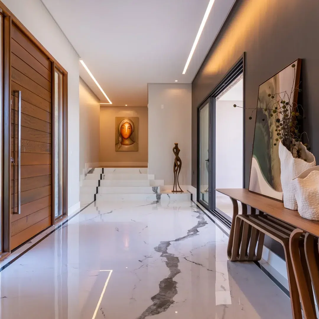 piso vinílico ou porcelanato casa praia
