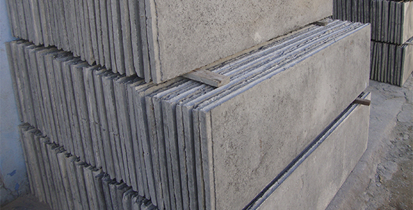 muro de placas de concreto instalação