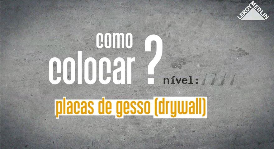 técnicas de fixação de placas de gesso