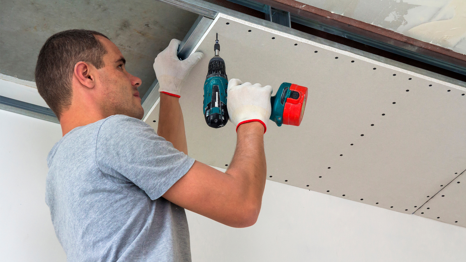 materiais para instalação de gesso