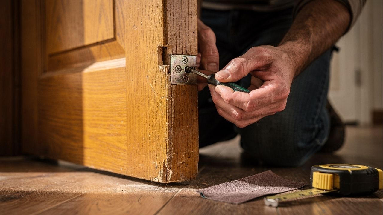 A importância da vedação correta em portas de madeira