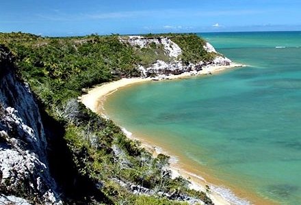 praia do espelho bahia mapa