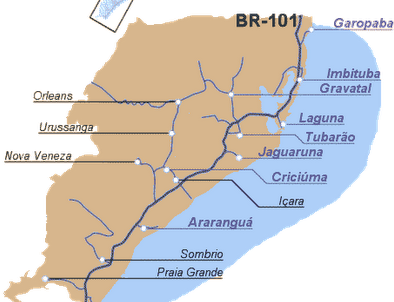 praias sul santa catarina