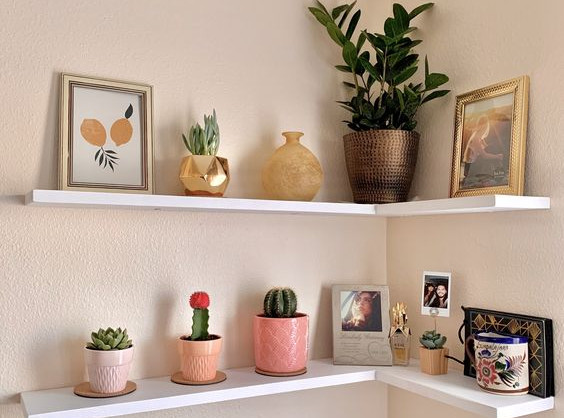 prateleira para decoração de sala