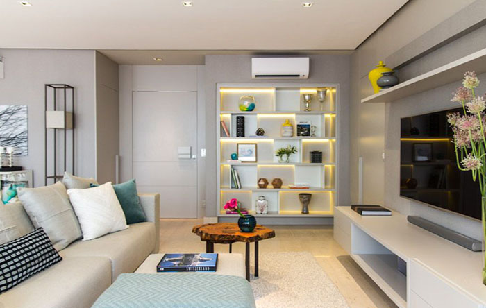 prateleira para decoração de sala