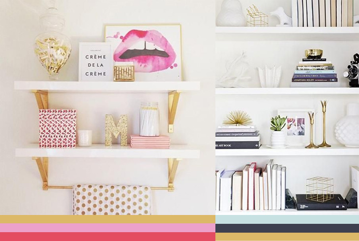 prateleira flutuante vs prateleira industrial qual a melhor