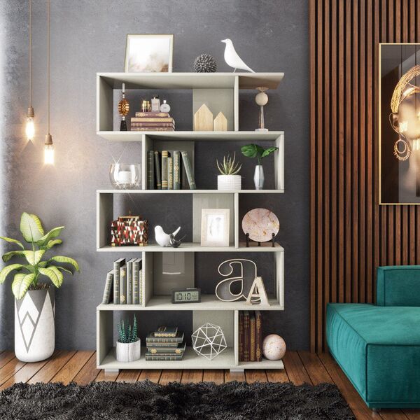 ideias criativas de prateleiras para sala