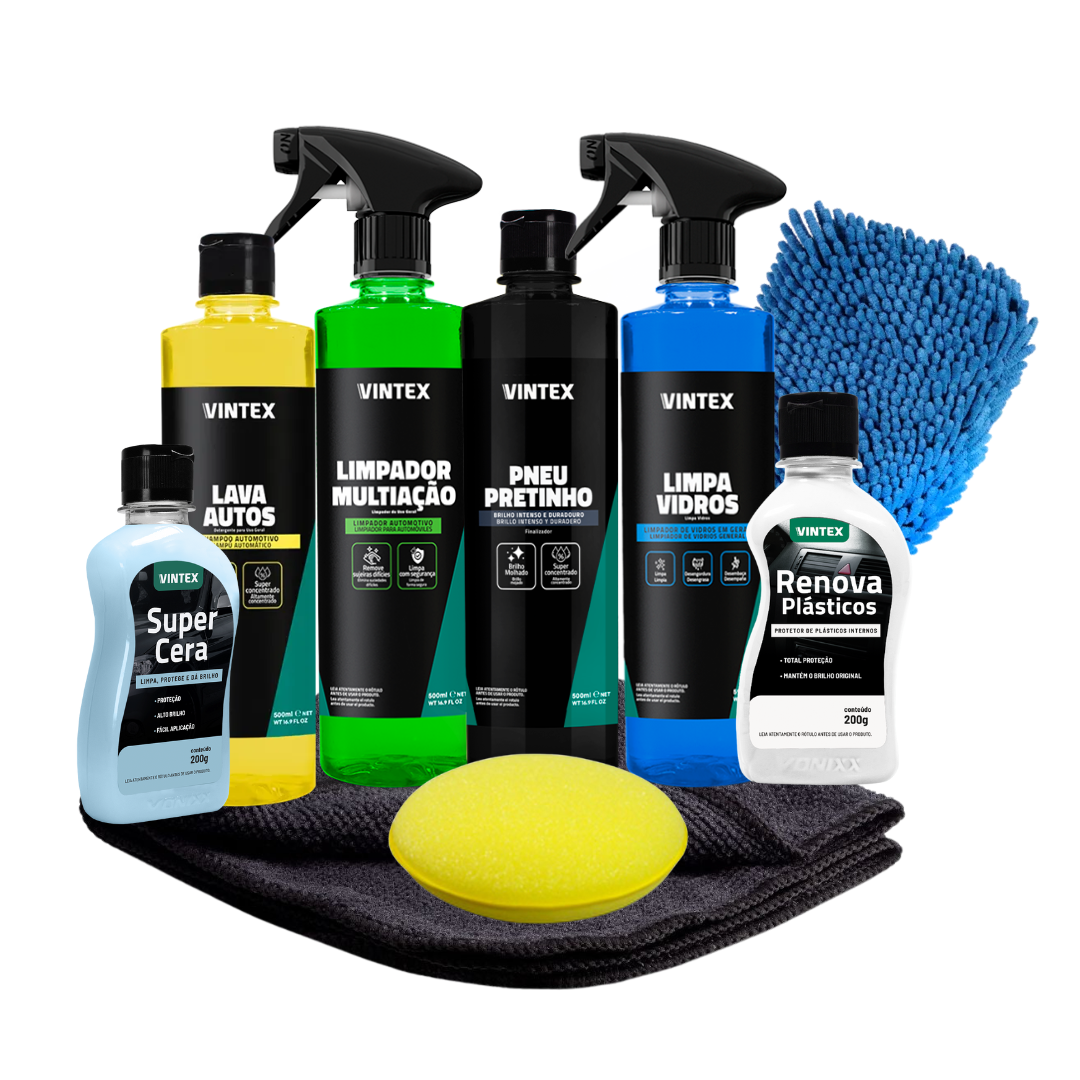 produtos para limpeza automotiva