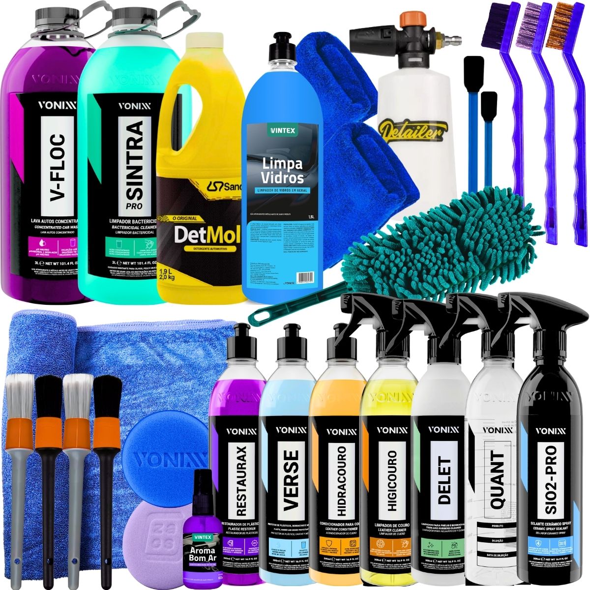 produtos para limpeza automotiva