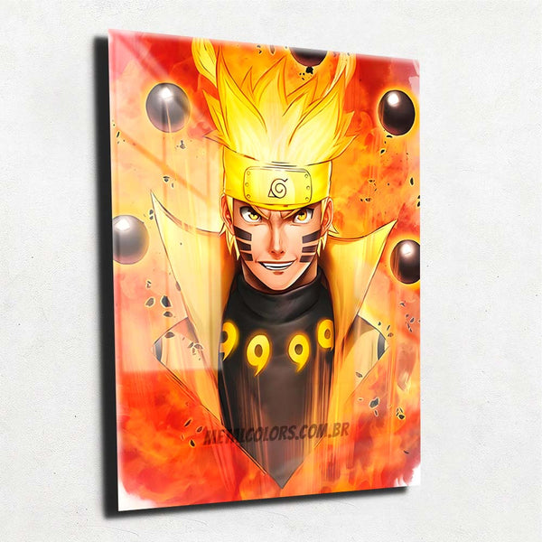 quadro naruto canvas vs metalizado qual escolher