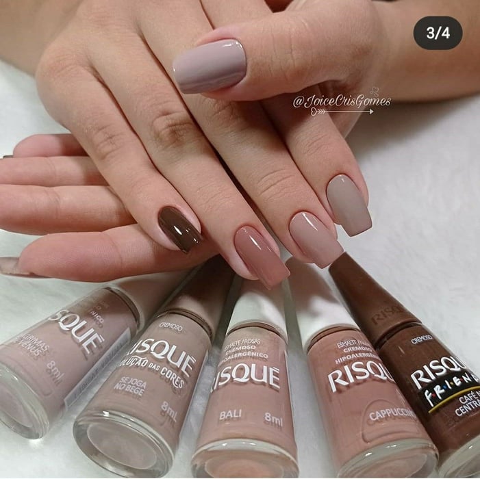 esmalte bordô