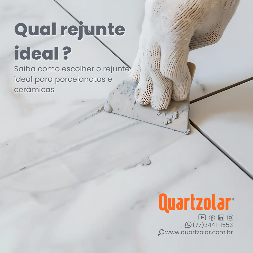 Diferenças entre rejunte acrílico e cimentício