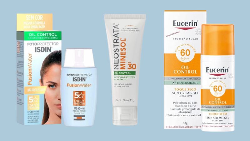 melhor protetor solar facial oleosidade
