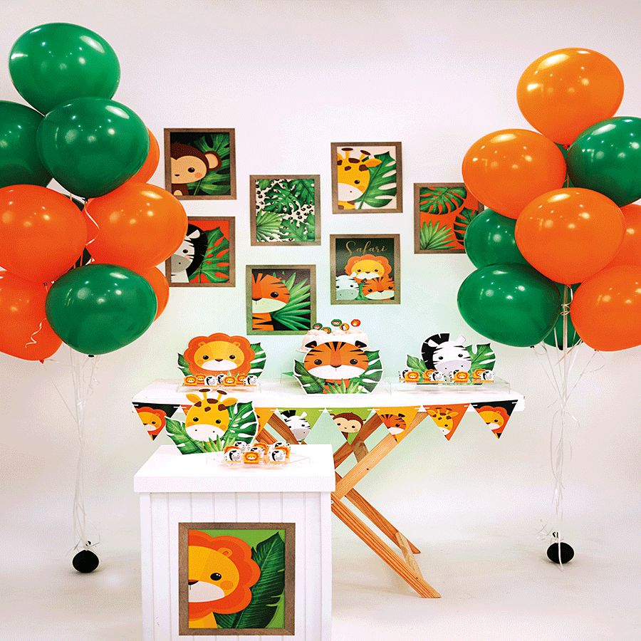 ideias criativas decoração safari simples
