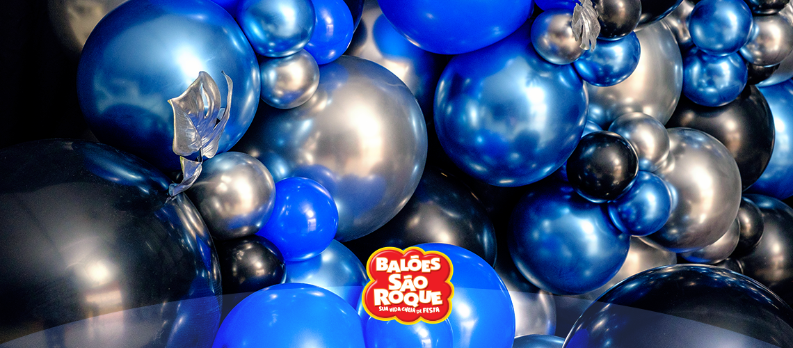 ideias decoração aniversário azul simples e barata