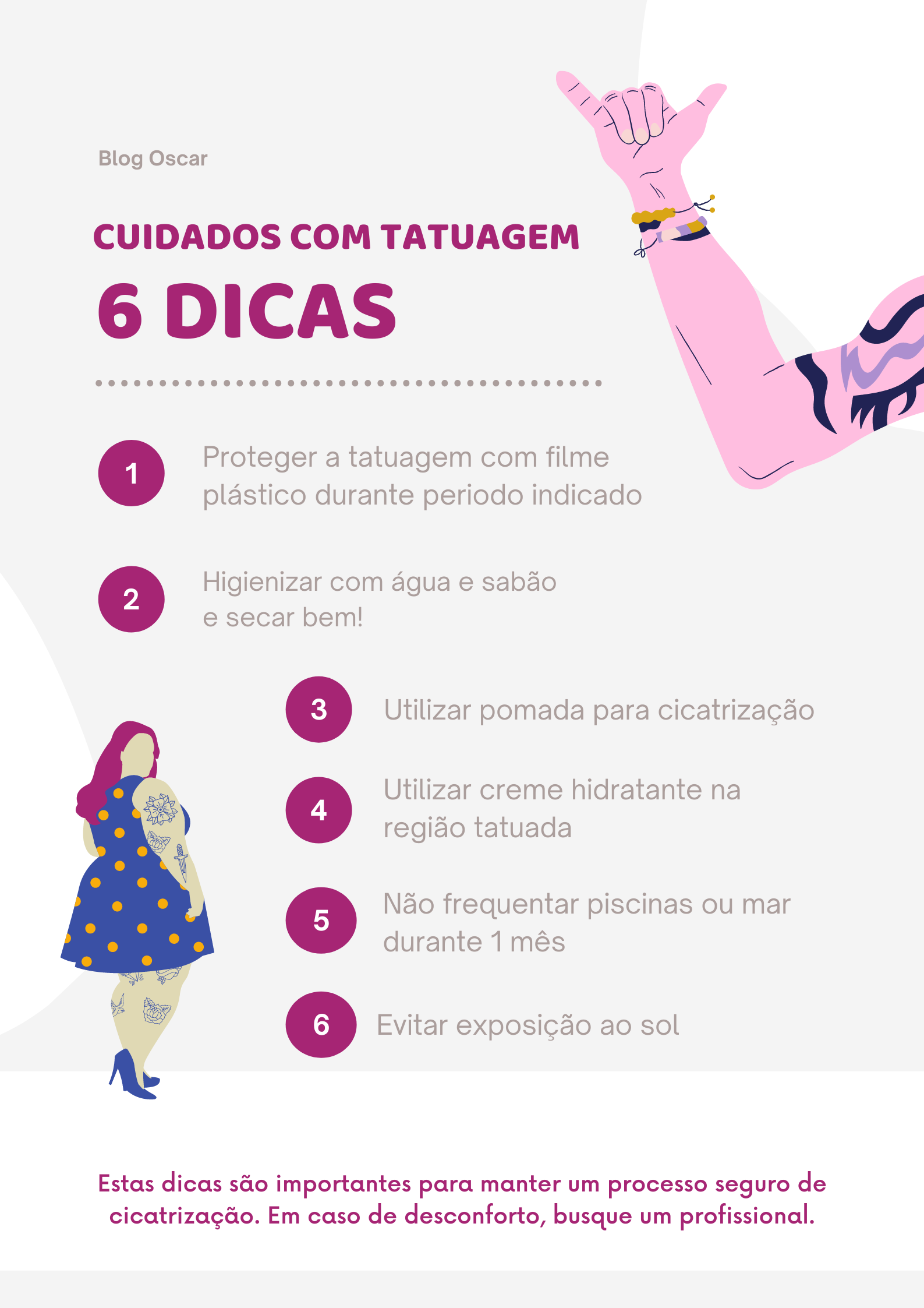 quantos dias usar pomada na tatuagem nova