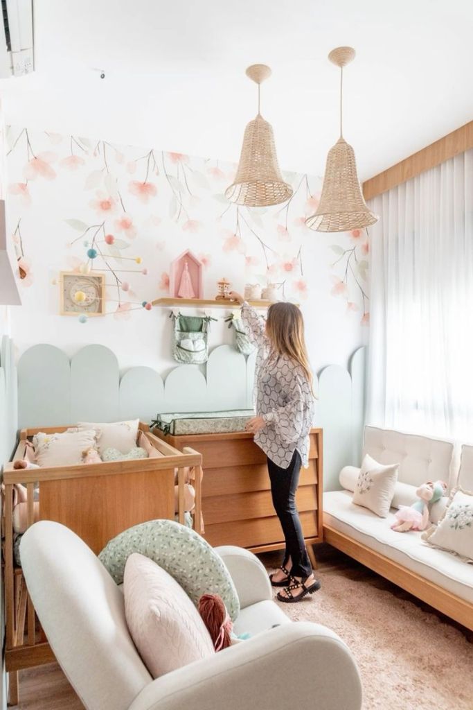 quarto de bebê feminino