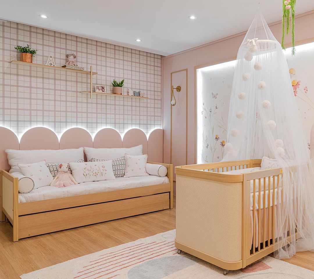 quarto de bebê feminino