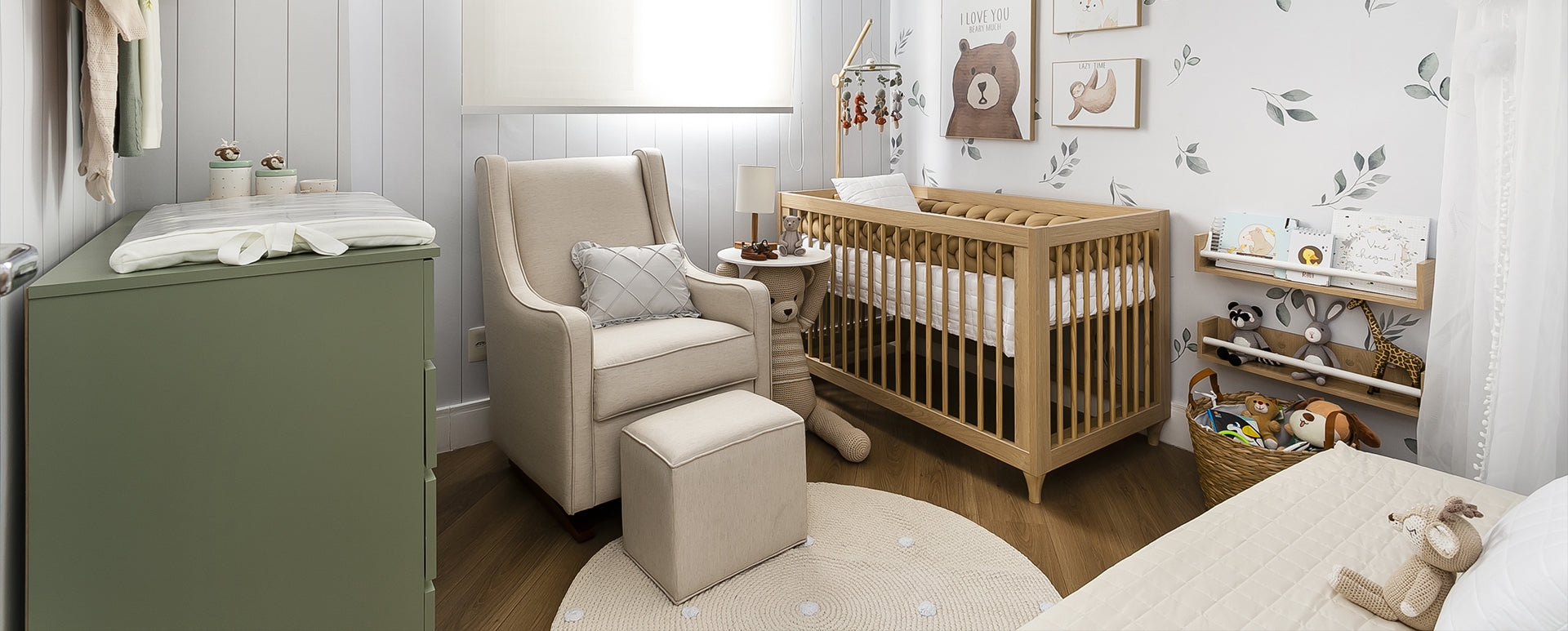 quarto de bebê feminino