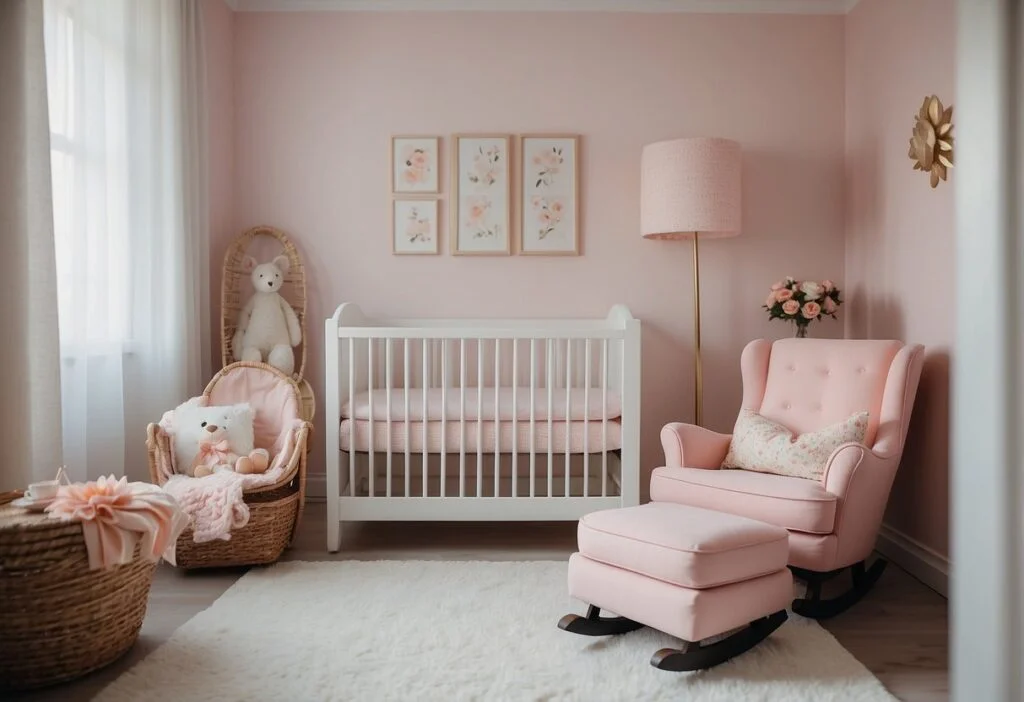 quarto de bebê feminino