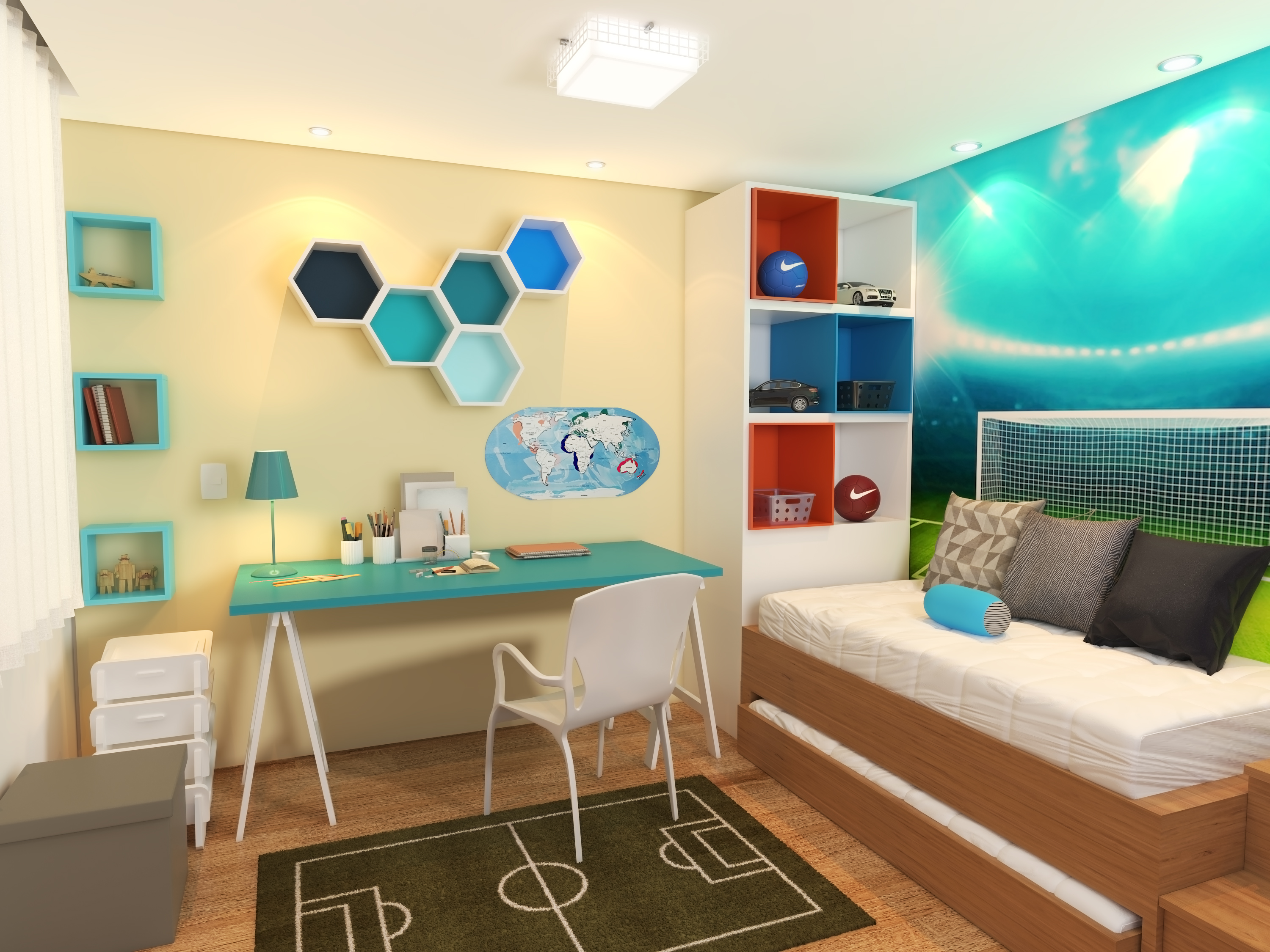quarto de menino pequeno