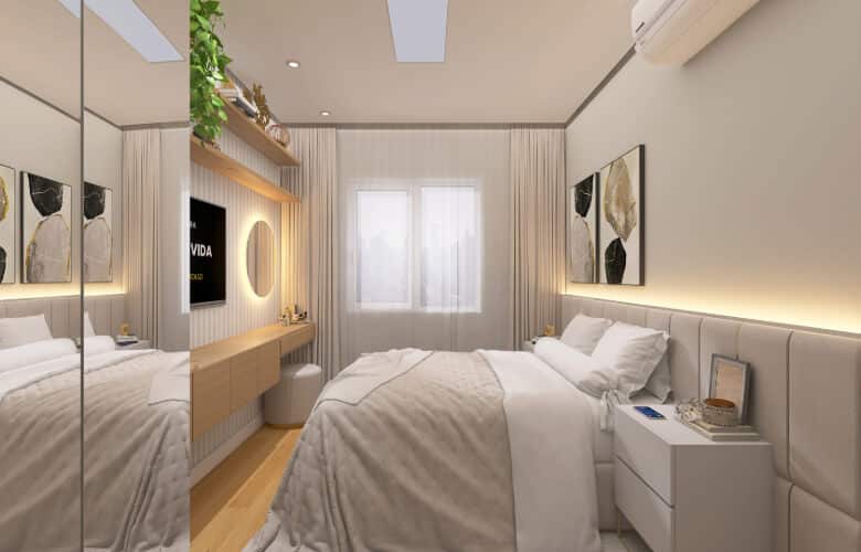 Soluções Criativas de Armazenamento Vertical para Quartos Pequenos