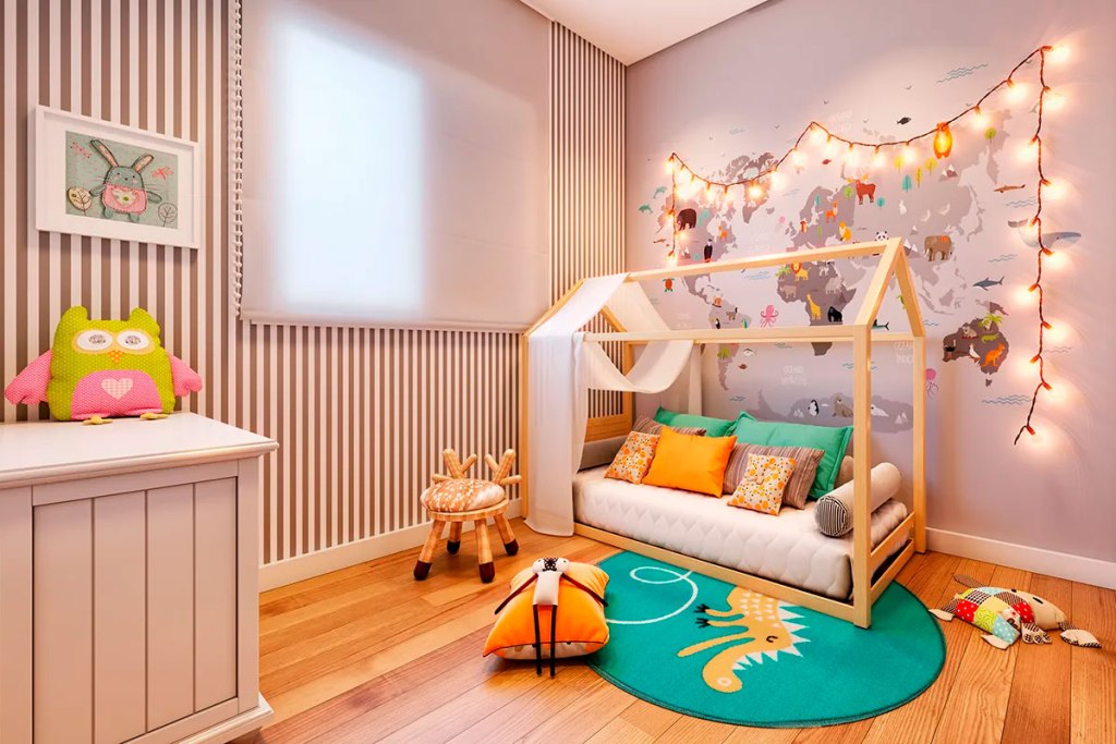 Quarto Infantil Pequeno: Soluções Inteligentes com Móveis Multifuncionais