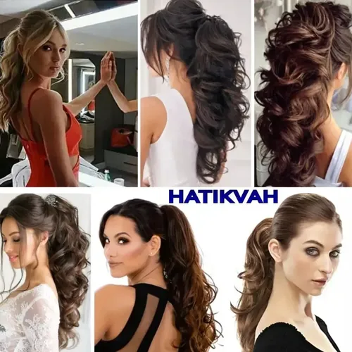 Rabo de cavalo volumoso estilo celebridade