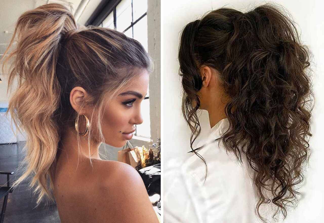 Rabo de cavalo com volume extra