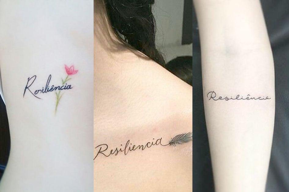 resiliência significado tatuagem