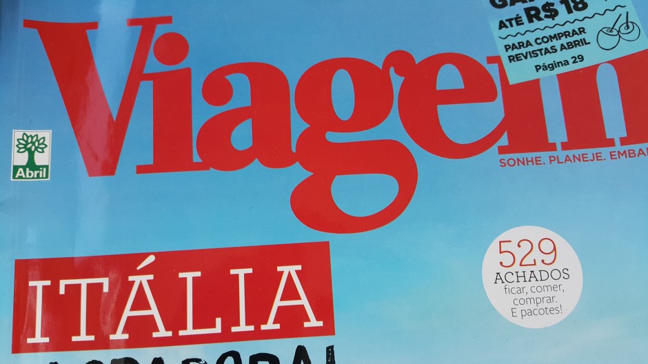 revista viagem e turismo abril