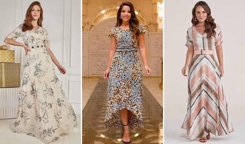 roupas para festas a noite