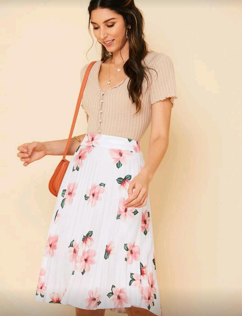 saia midi floral