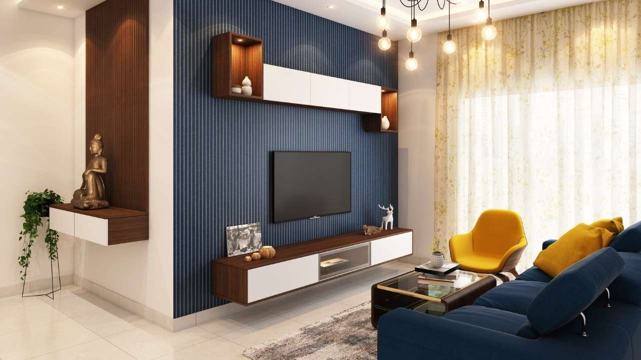 decoração sala pequena minimalista
