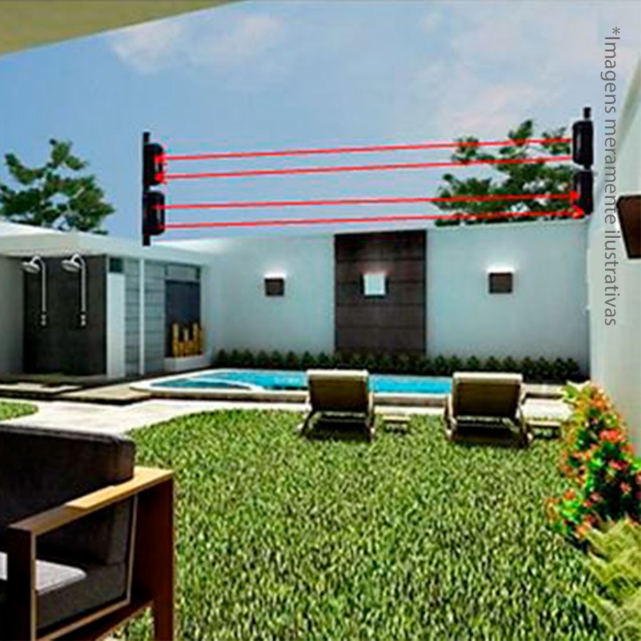 sensor de barreira para alarme