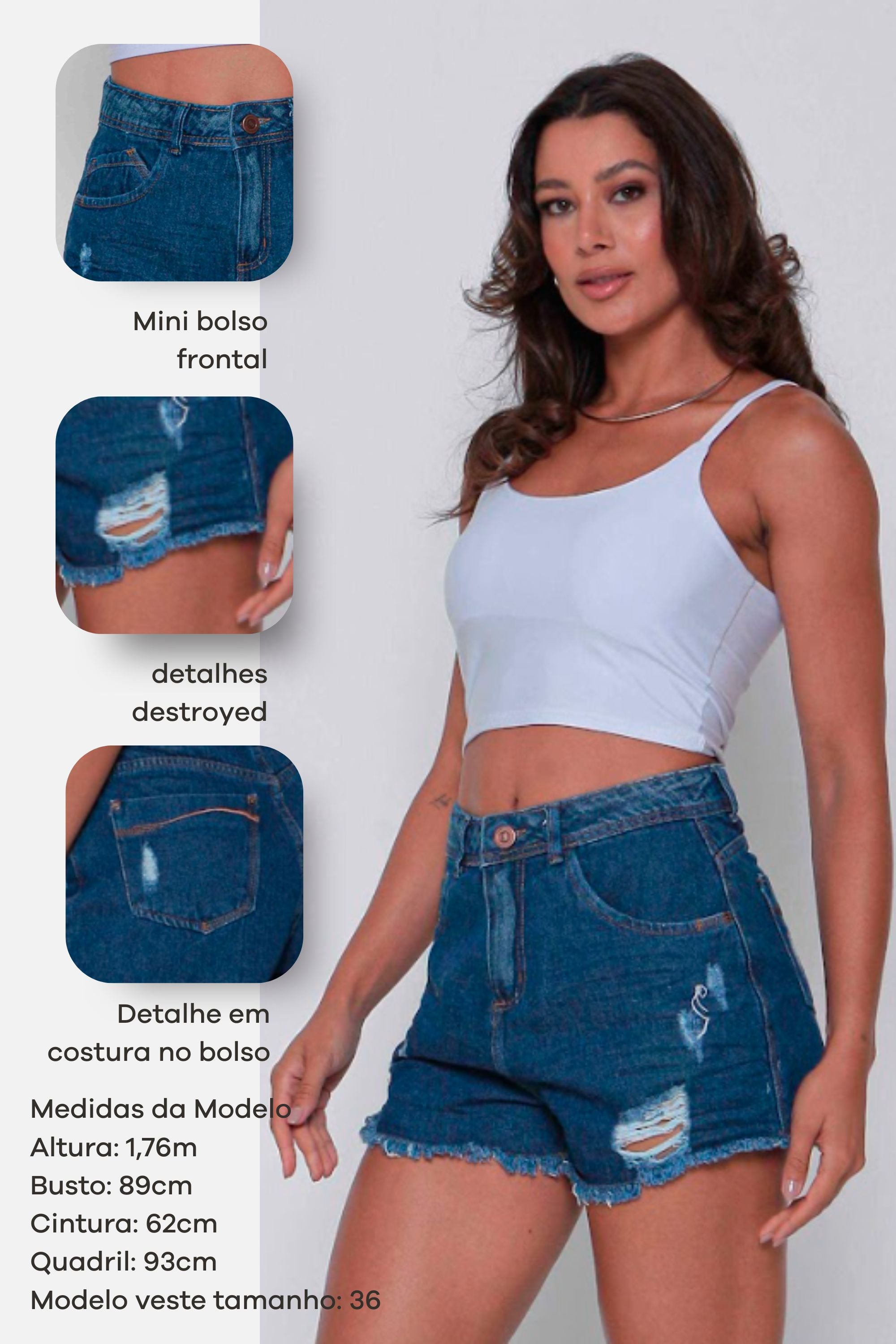 short jeans mom ou destroyed qual modelagem escolher