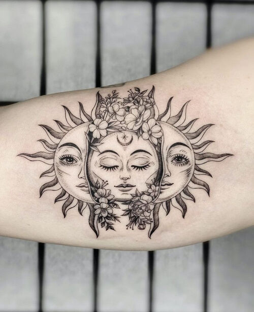 significado de tatuagem sol e lua